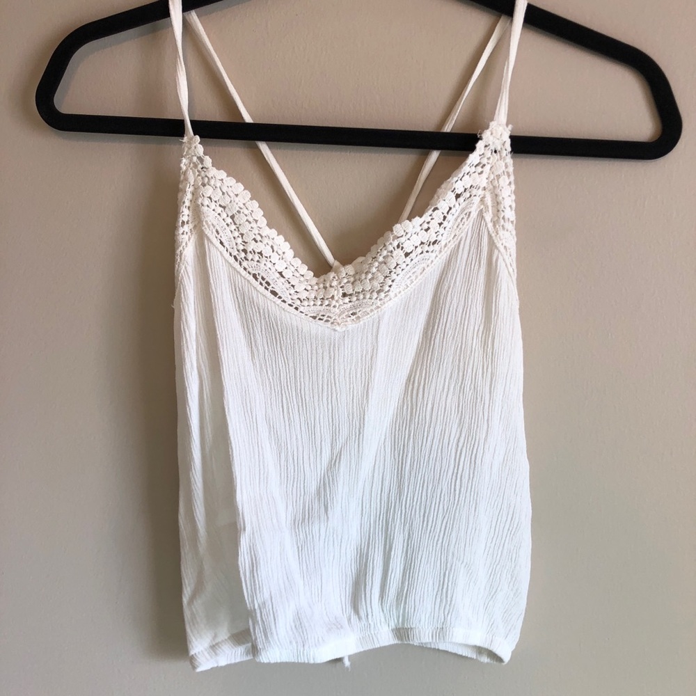 Pacsun White Tank Top M